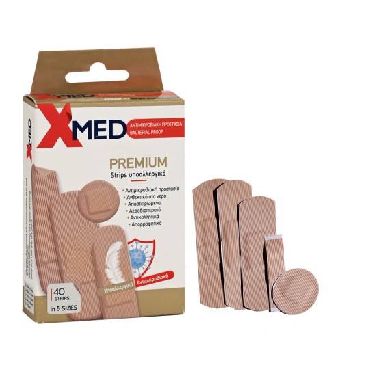 X-Med Premium Strips σε 5 Μεγέθη-40τμχ