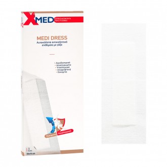 X-Med Hypoallergenic adhesive gauze pads, for wound protection 30x10cm-3pcs