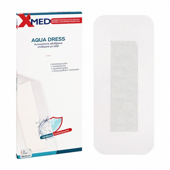 X-Med Aqua Dress 30x10cm-3pcs