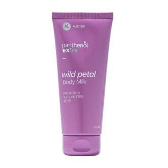 Panthenol Extra wild petal moisturizing body emulsion