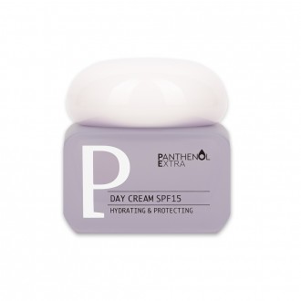 Panthenol Extra Day Cream with sun protection product packaging 2
