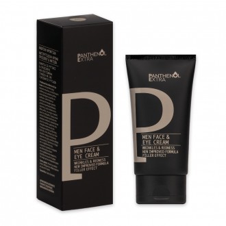 Panthenol Extra Men’s anti-wrinkle cream for face and eye area product packaging