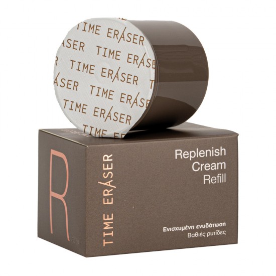 Refill container for the Replenish Cream Product packaging