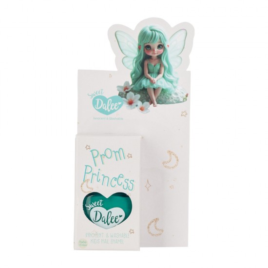 Dalee Washable and non-toxic Kids nail polish in soft green color Prom Princess 905