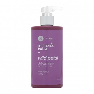 Panthenol Extra Wild Petal 3 in 1 Γυναικείο αφρόλουτρο και σαμπουάν 500ml