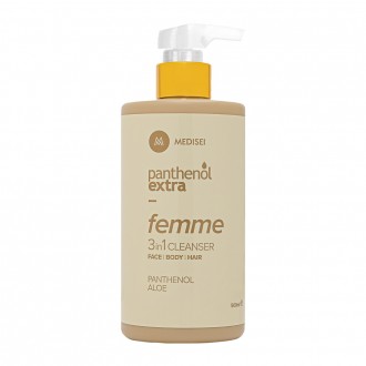 Panthenol Extra Femme 3 in 1 Αφρόλουτρο και σαμπουάν 500ml