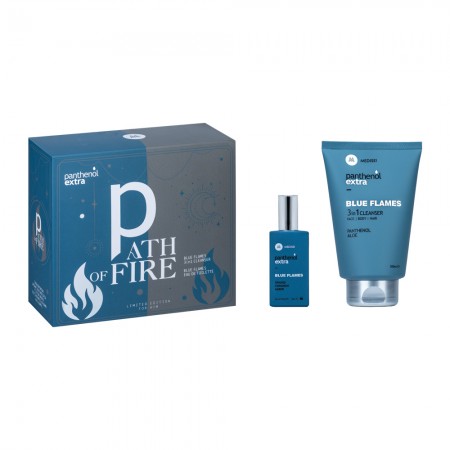 Σετ Panthenol Extra Path of Fire με 3in1 ανδρικό αφρόλουτρο και σαμπουάν 200ml και ανδρικό άρωμα 50ml