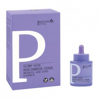 Panthenol Extra Glowy Skin Niacinamide Serum Powerful formula with 4% Niacinamide and Hyaluronic Acid