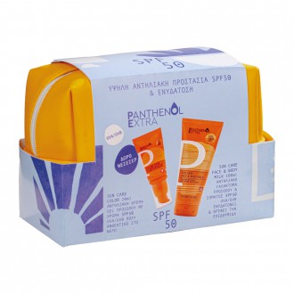 Panthenol Extra Sun Care Face Color SPF50 & Sun Care Face & Body Milk SPF50 High sun protection & hydration