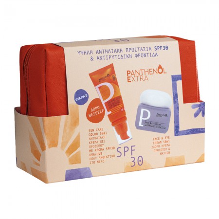 Panthenol Extra Sun Care Face Color SPF30 & Face & Eye Cream  Αντηλιακή προστασία & αντιρυτιδική φροντίδα