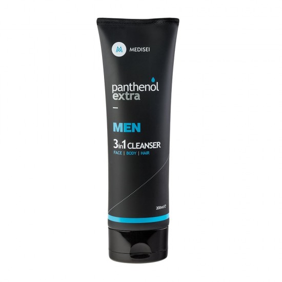 Panthenol Extra Men 3 in 1  Cleanser Face-Body-Hair 200ml