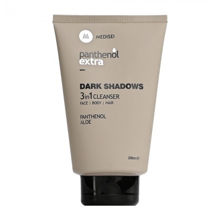 Panthenol Extra Dark Shadows 3 in 1 Ανδρικό αφρόλουτρο και σαμπουάν  200ml
