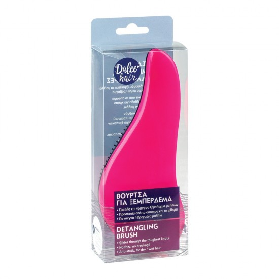 Dalee Detangling Brush Hot Pink