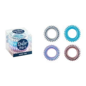 Dalee 4 Hair Ties Spiral In mini size