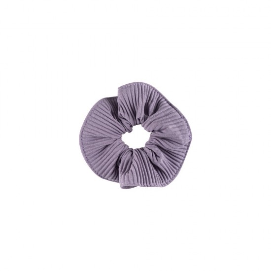 Dalee Pleated Hair Scrunchie Lilac
