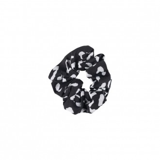 Dalee Printed Hair Tie Scrunchie In black color