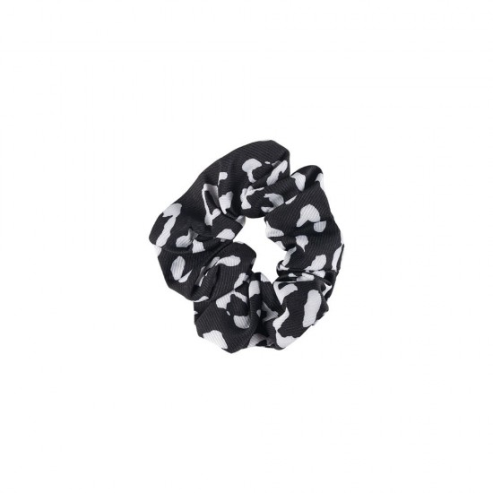 Dalee Printed Hair Tie Scrunchie Black