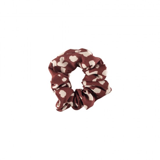 Dalee Printed Hair Tie Scrunchie Red