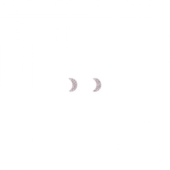 Dalee Set Stud Earrings Crescent