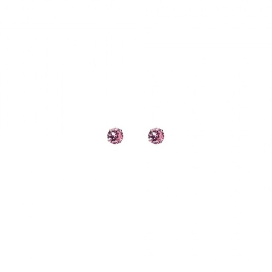 Dalee Set Stud Earrings Purple Stones