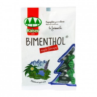 Kaiser Bimenthol Cough Drops Sugar free, with Mint and Eucalyptus