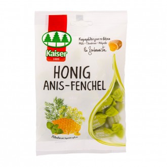 Kaiser Honig Anis & Fenchel Cough Drops With liquid filling of Honey, Anise and Fennel