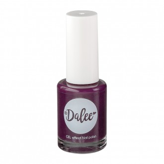 Dalee Plum Purple 205 Gel Effect nail polish, Plum color