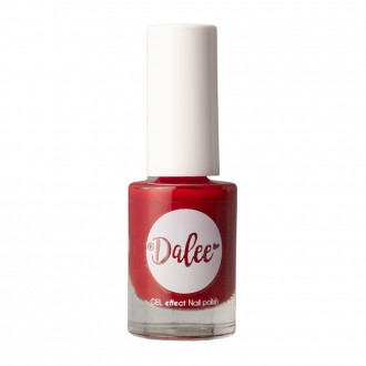 Dalee Cherry Red 302 Gel Effect nail polish, Cherry red color