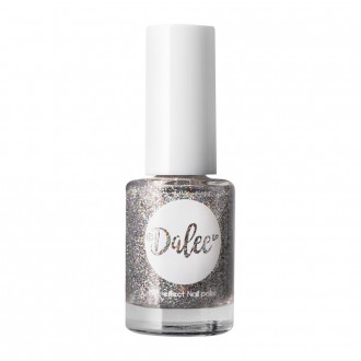 Dalee Disco Party 765 metallic nail polish Metallic silver color with glitter