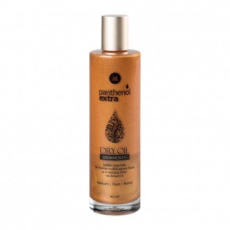 Panthenol Extra Dry Oil Shimmering Ιριδίζον ξηρό λάδι ενυδάτωσης για Πρόσωπο-Σώμα-Μαλλιά 2
