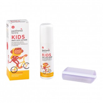 Panthenol Extra Kids Anti Lice Lotion Eliminates lice and nits & comb for cleaning the hair