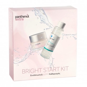 Panthenol Extra Σετ Bright Start Kit Ενυδάτωση & Καθαρισμός συσκευασία προϊόντος