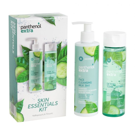 Panthenol Extra Σετ Skin Essentials Kit Καθαρισμός & Τόνωση