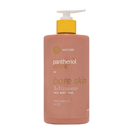 Panthenol Extra Bare Skin 3 in 1 Cleanser Face-Body-Hair 500ml