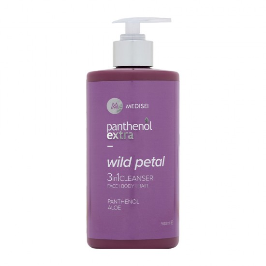 Panthenol Extra Wild Petal 3 in 1 Cleanser Πρόσωπο-Σώμα-Μαλλιά 500ml