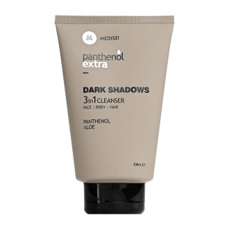 Panthenol Extra Dark Shadows 3 in 1 Ανδρικό αφρόλουτρο και σαμπουάν  200ml
