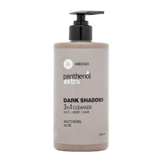 Panthenol Extra Dark Shadows 3 in 1 Cleanser Πρόσωπο-Σώμα-Μαλλιά 500ml