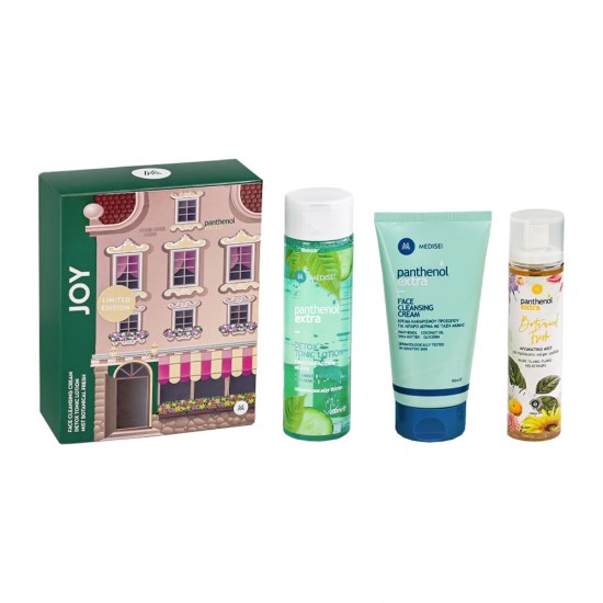 Panthenol Extra set Joy with face cleansing cream, detox tonic lotion and aromatic mist