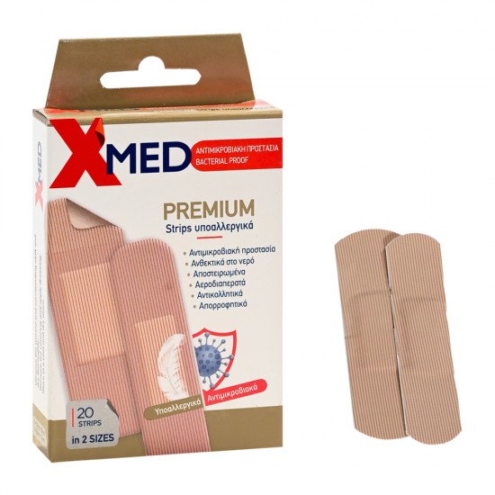 X-Med Premium Strips σε 2 Μεγέθη-20τμχ