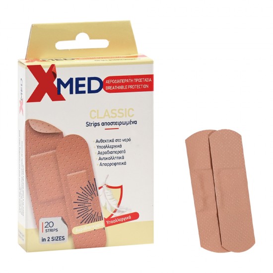 X-Med Classic Strips in 2 Sizes-20pcs